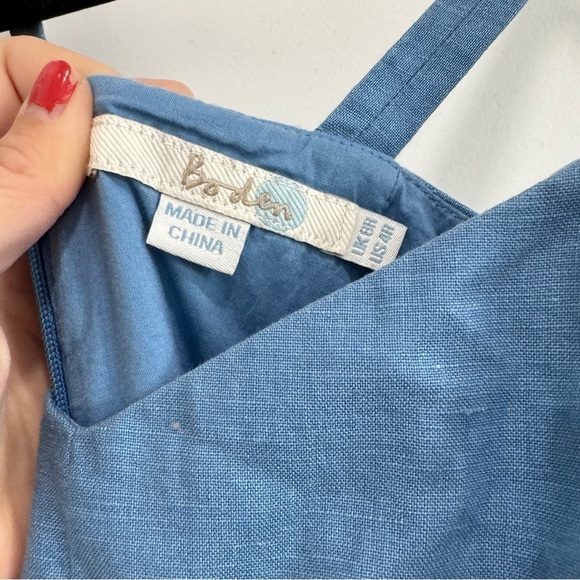 Boden Matilda pleated stripe vintage style dress - Picture 5 of 7